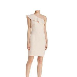 Nanette Lepore Bellini One Shoulder Crepe dress